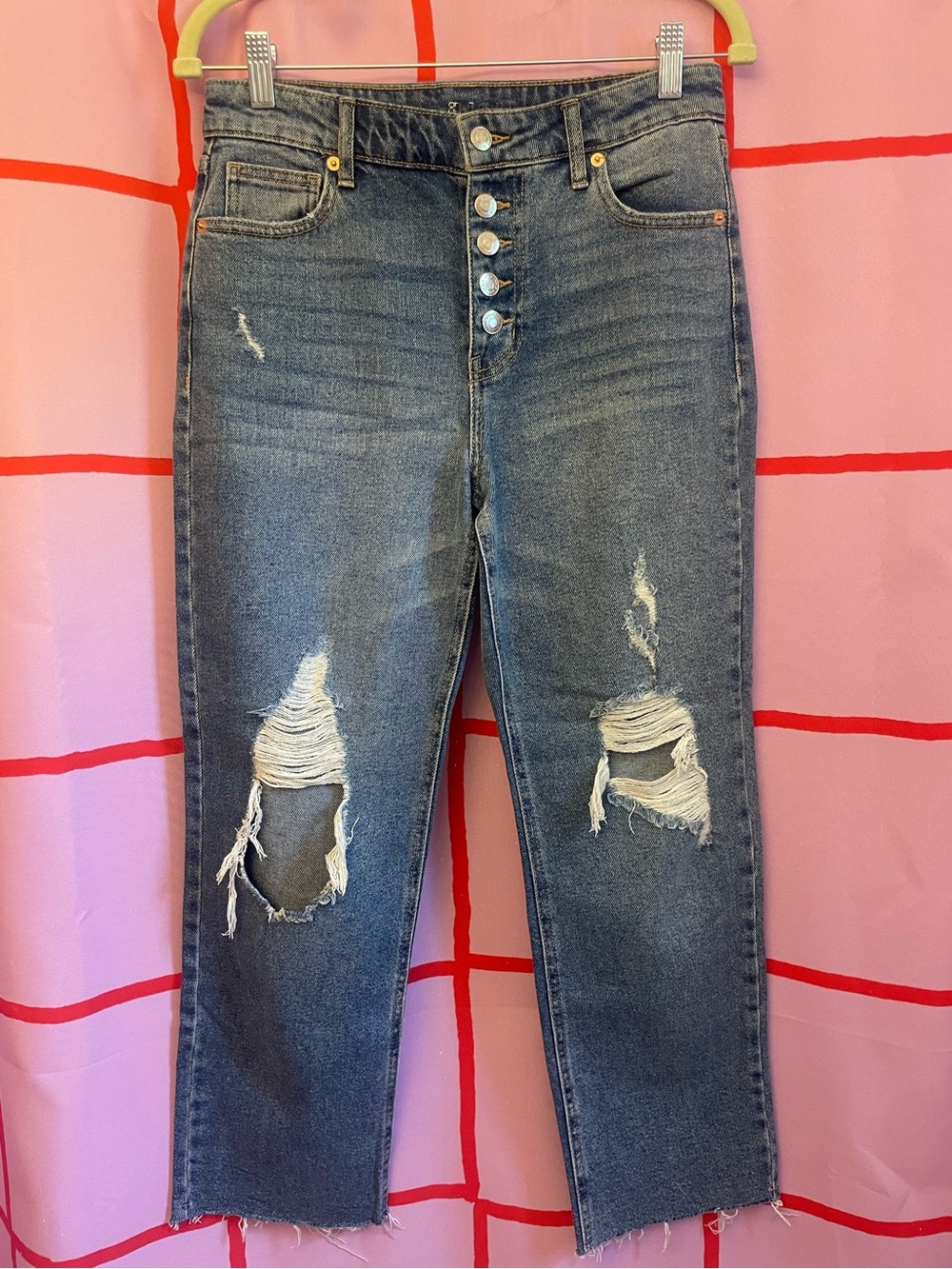 Wild Fable High-Rise Distressed Jeans